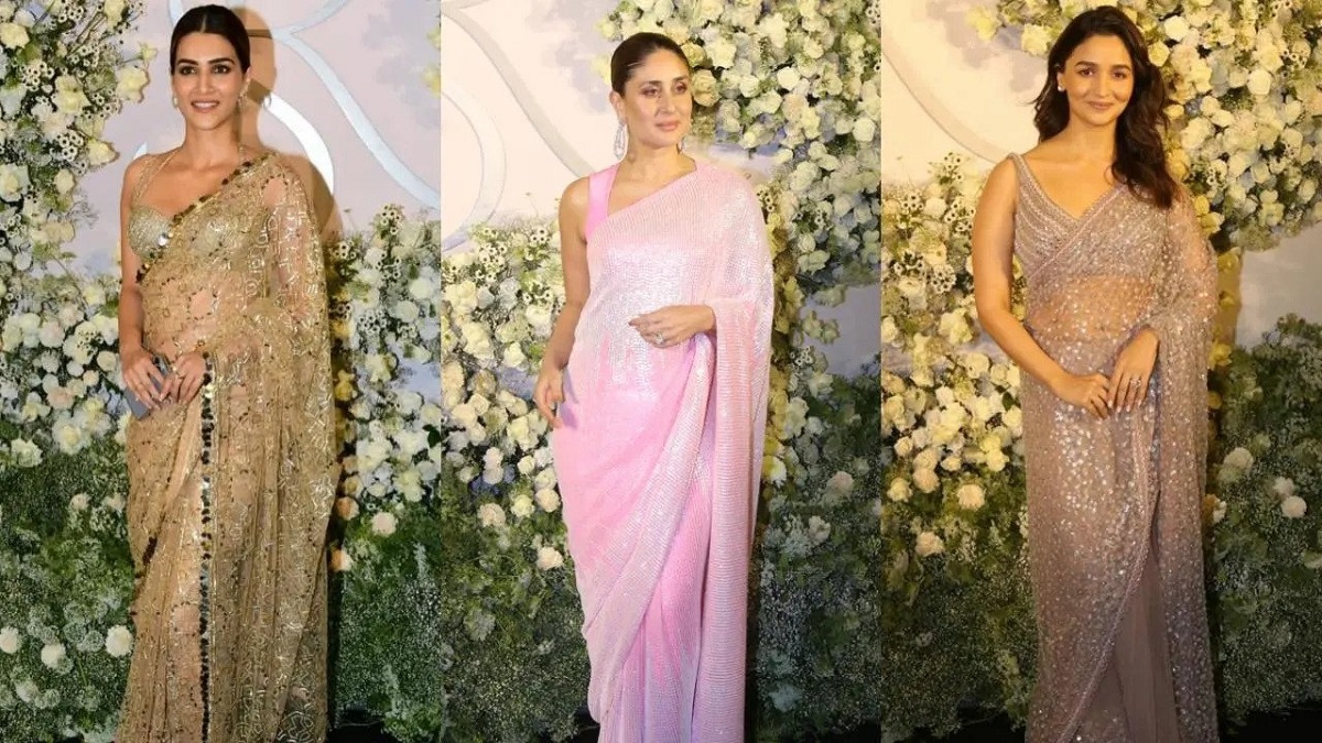 Alia bhatt hotsell pink saree online